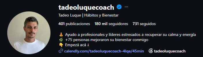 Tadeo Luque — Instagram