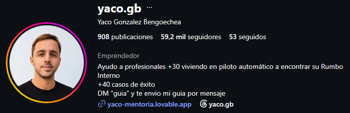 Yaco González Bengoechea — Instagram